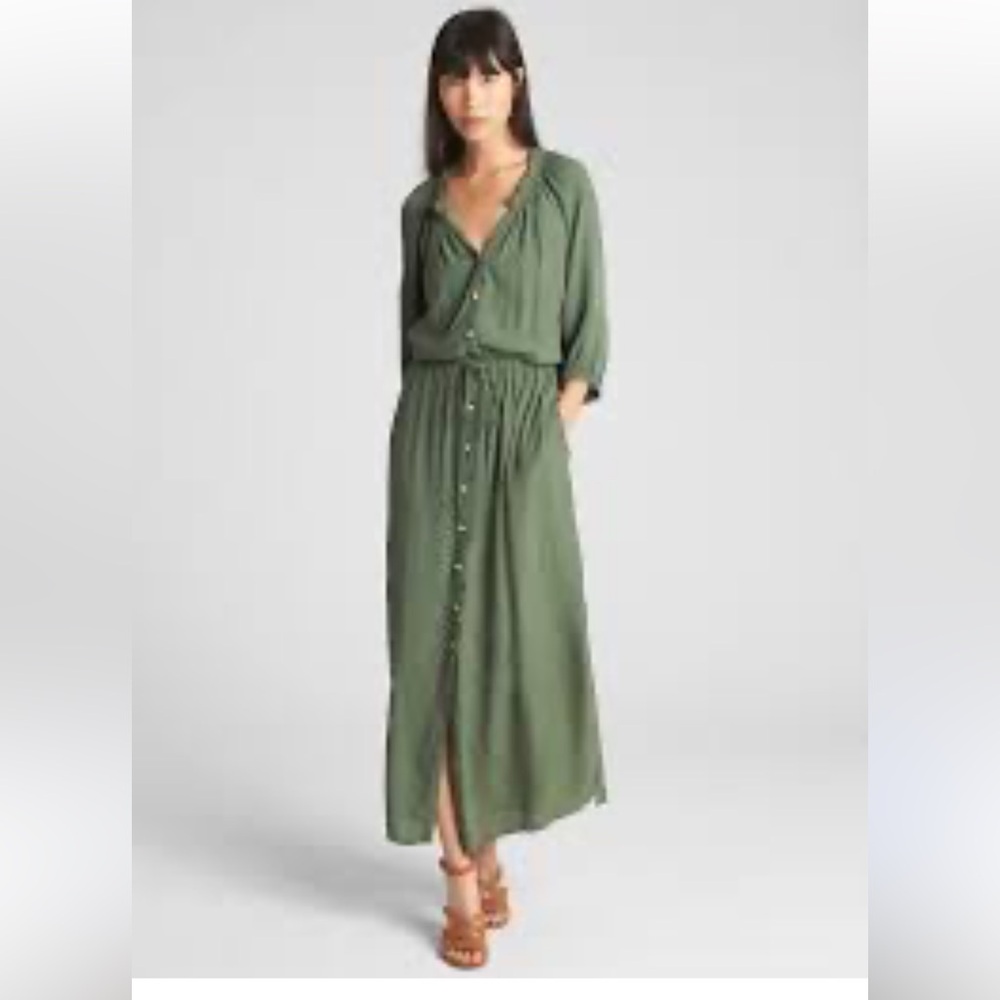 Gap drapey maxi dress XS
